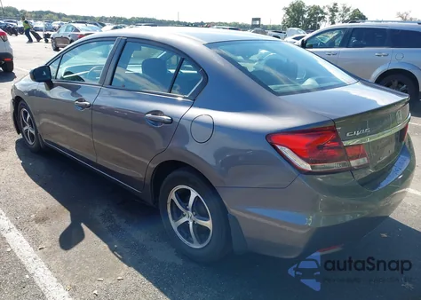 2015 Honda Civic Se z USA, uszkodzony, nr VIN 19XFB2F74FE240317